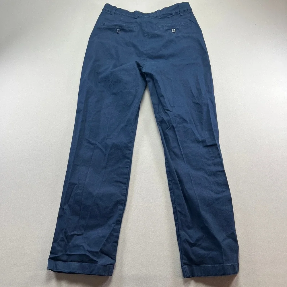Roundtree & Yorke Pants Mens 32x32 Blue Cotton Stretch Classic Fit Straight Leg